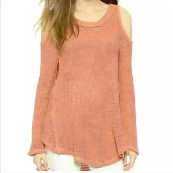 Free People Sweaters - Free People Sunrise Cold Shoulder Sweater sz xs